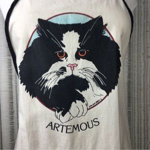 Vintage 80’s Apron Artemous Cat